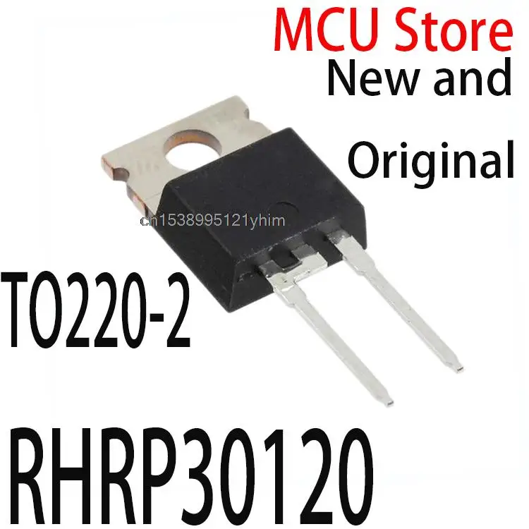 5PCS New and Original  TO220-2 RHR30120 30A 1200V Hyperfast Diode TO-220-2 RHRP30120