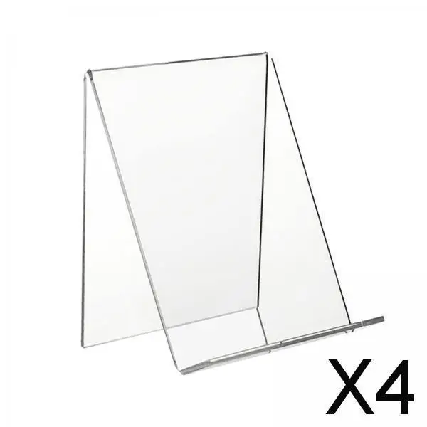 2-6pack Display Easel Desktop Organizer with Ledge Book Stopper for Stationery image 6