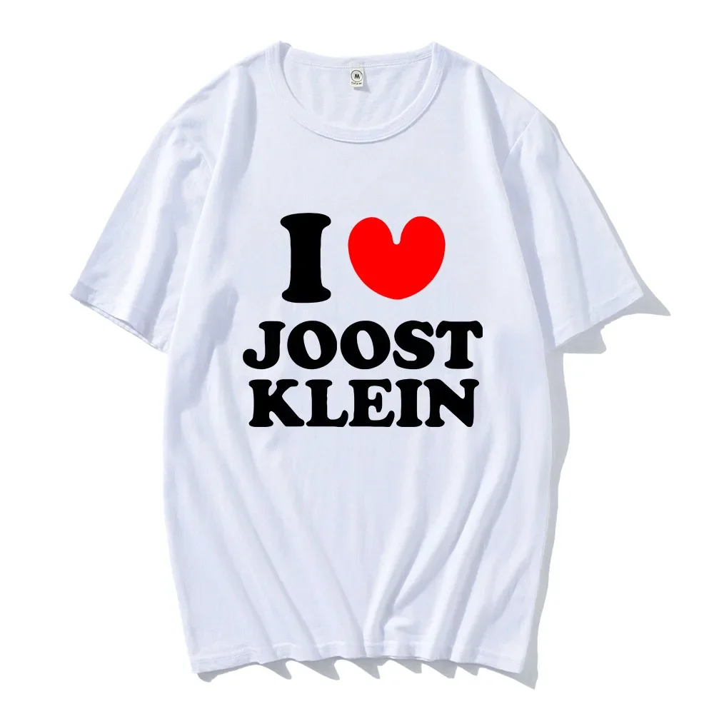 I Love Joost Klein T-shirts Men Women Casual Summer Tee-shirt  High Quality Comfortable Tshirts Graphic Printing Tees Tops