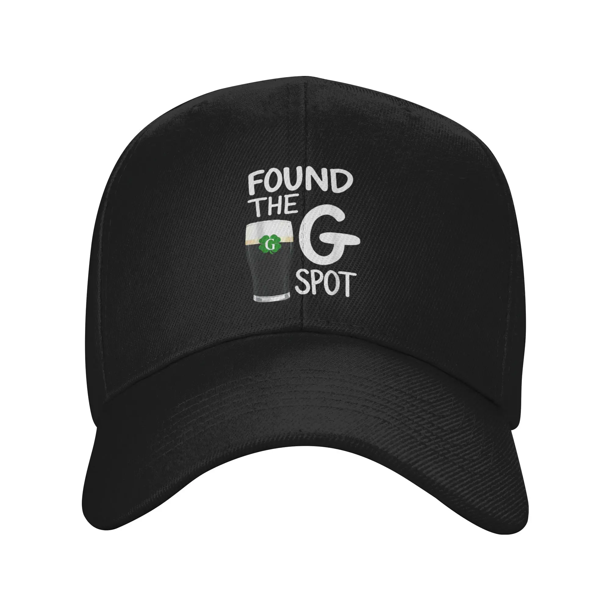 

Funny St Patricks Beer Found The G Spot Baseball Cap Vintage Unisex Trucker Hat Print Tennis Skate Snapback Cap Birthday Present