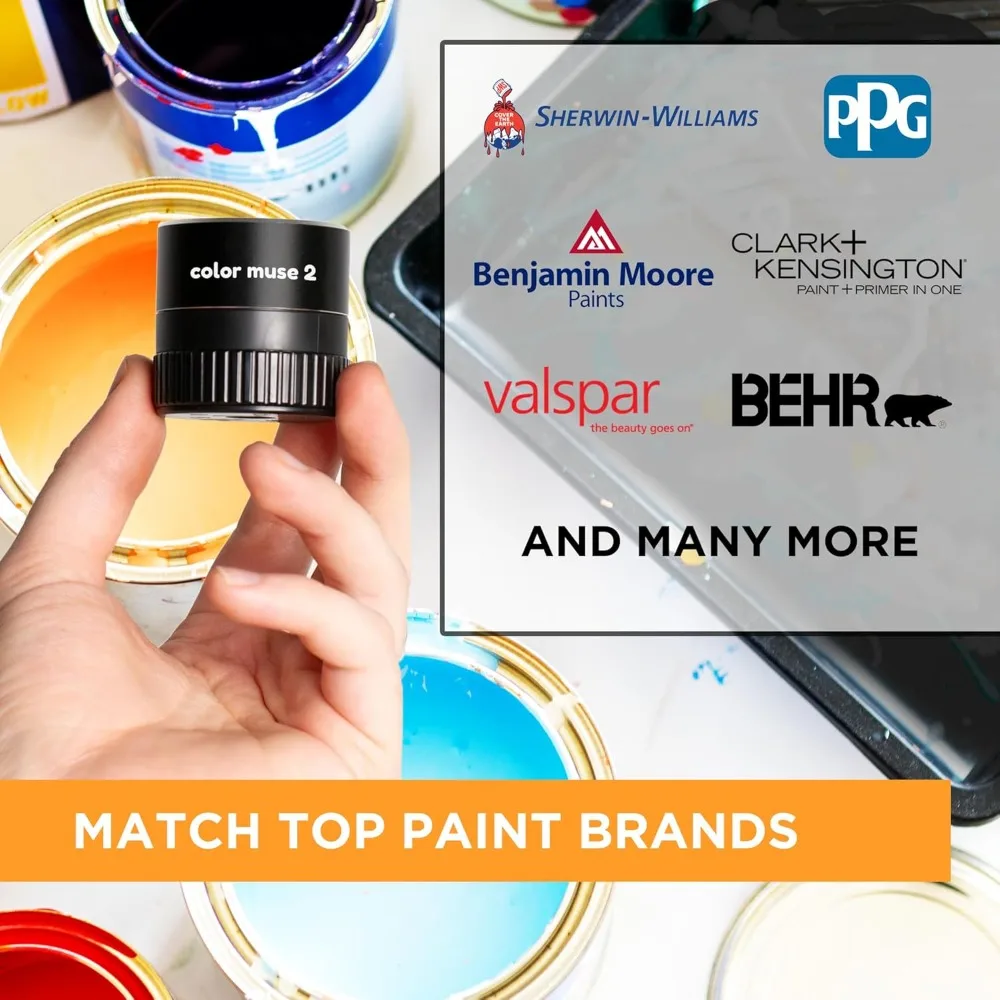 

2 Colorimeter Paint Color Matching Tool, Reader for Paint Matching and Scanner for Painters & Designers