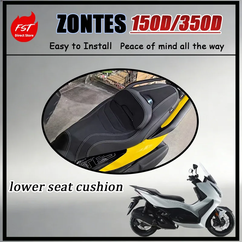 

FOR ZONTES 150D 350D Motorcycle Seat Cushion Assembly 2cm Lowered Comfortable Modified Backrest Fit Enhanced Riding Experience
