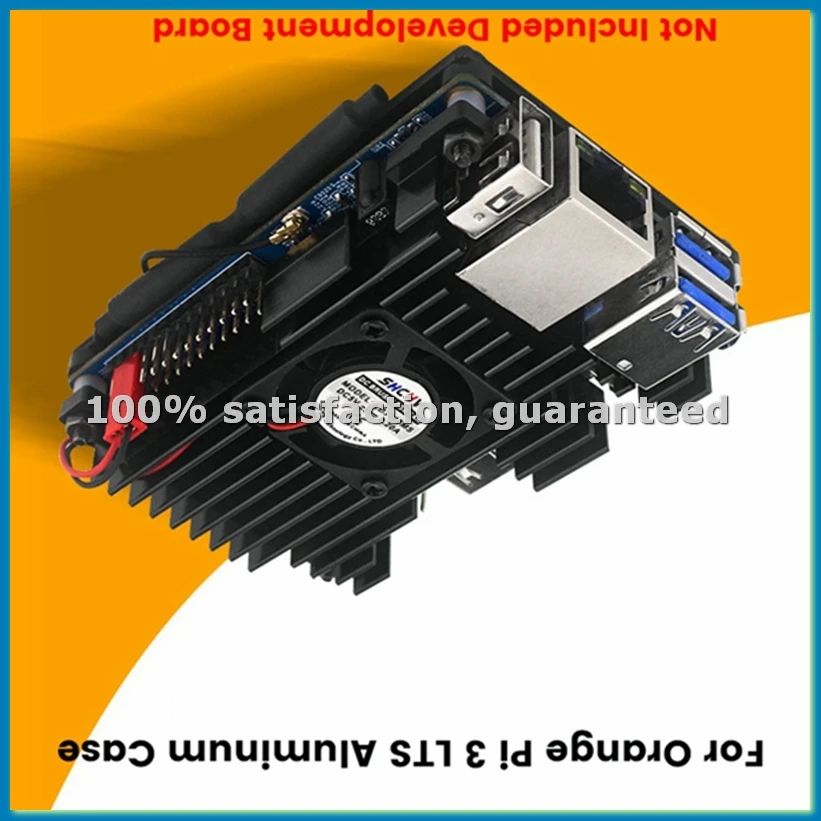 

Алюминиевый корпус для 3 плат с вентилятором охлаждения, защитный кожух для плат, пассивный охлаждающий корпус - ELEC