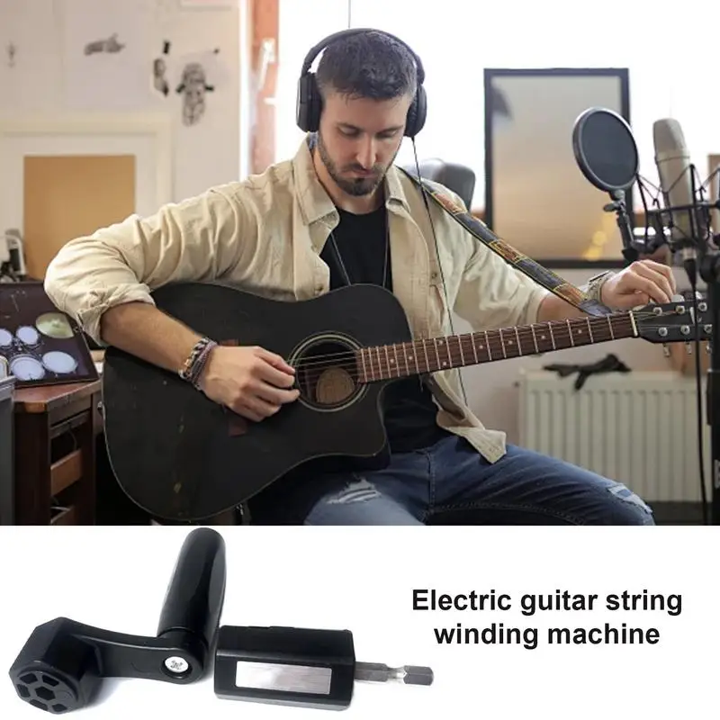 Guitar String Winder Multifunctional Instrument Accessories Guitar String Winder Tool Multifunctional Guitar String Peg Tuner