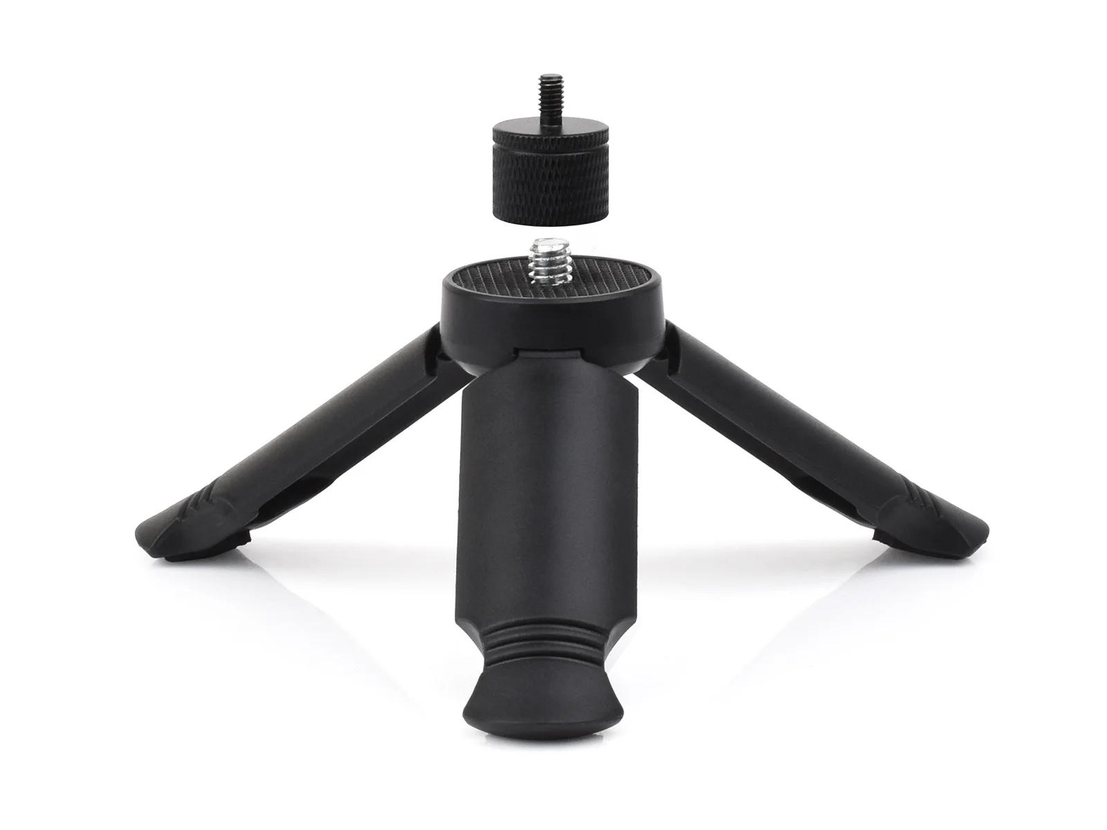 Waveshare Portable Mini Tripod (B), Suitable For DJI Pocket 3 Camera, Black Color, Lightweight design, provides strong support