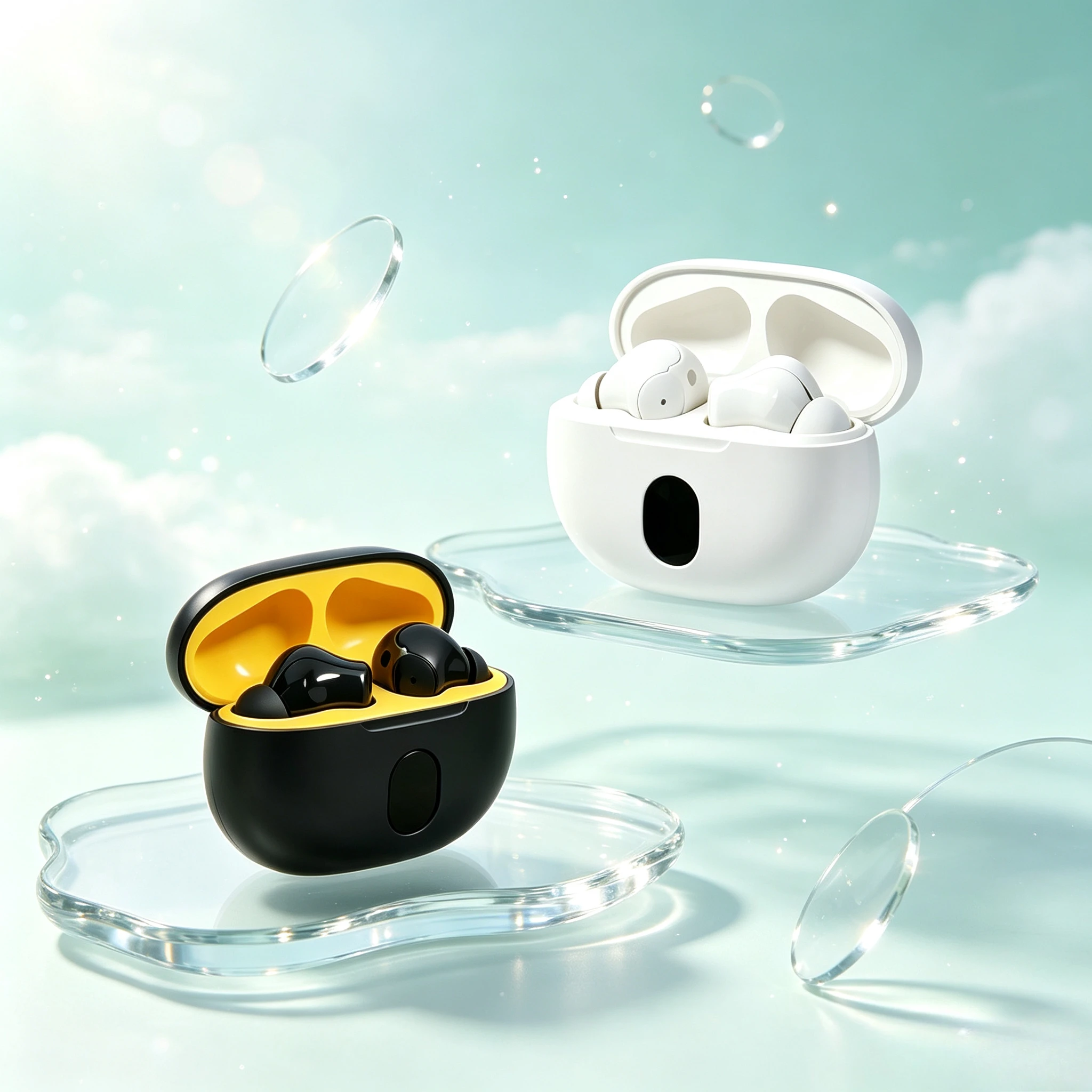 Bluetooth Headphones Wireless Earbuds Gaming Headset Sleek Bluetooth Earphones Complement Modern Fashion and Streetwear