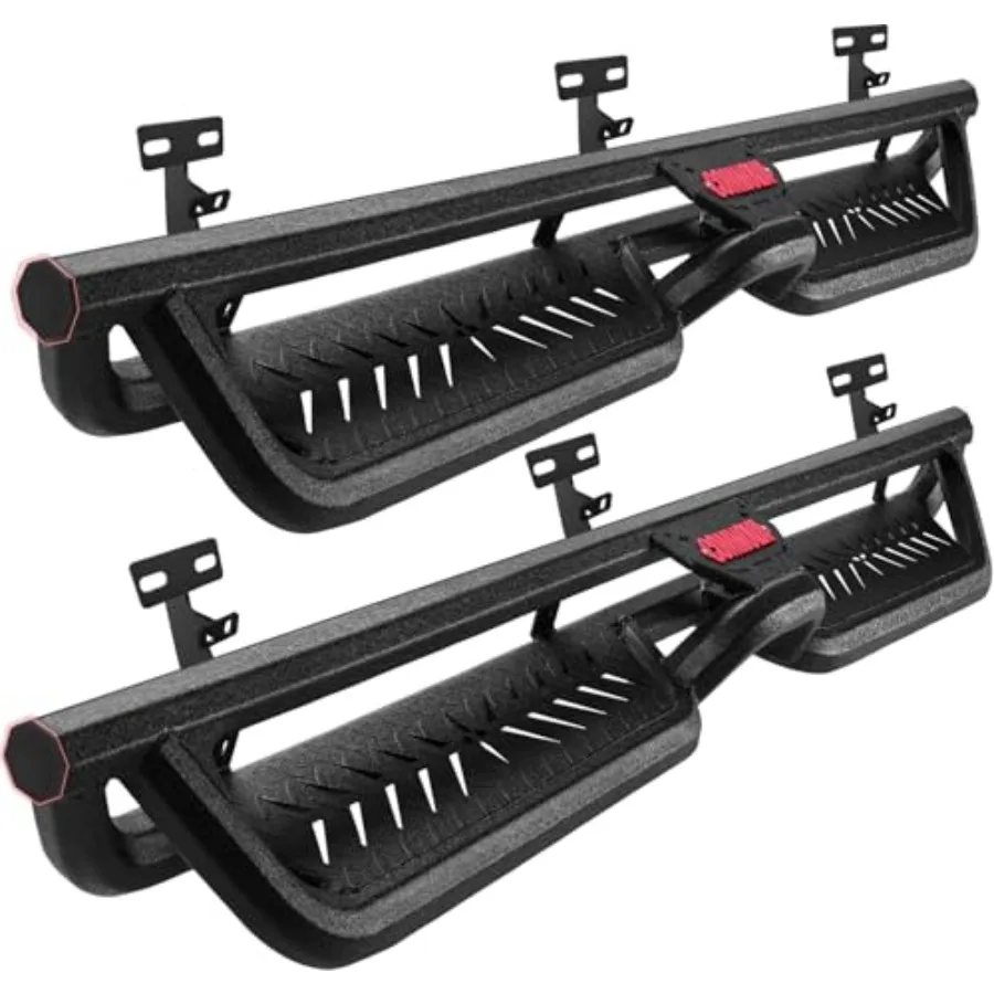 

Running Boards Compatible with 2009-2018 Dodge Ram 1500, 2010-2026 Ram 2500/3500 Crew Cab(incl. 19-24 Classic).2-Step Nerf Bars: