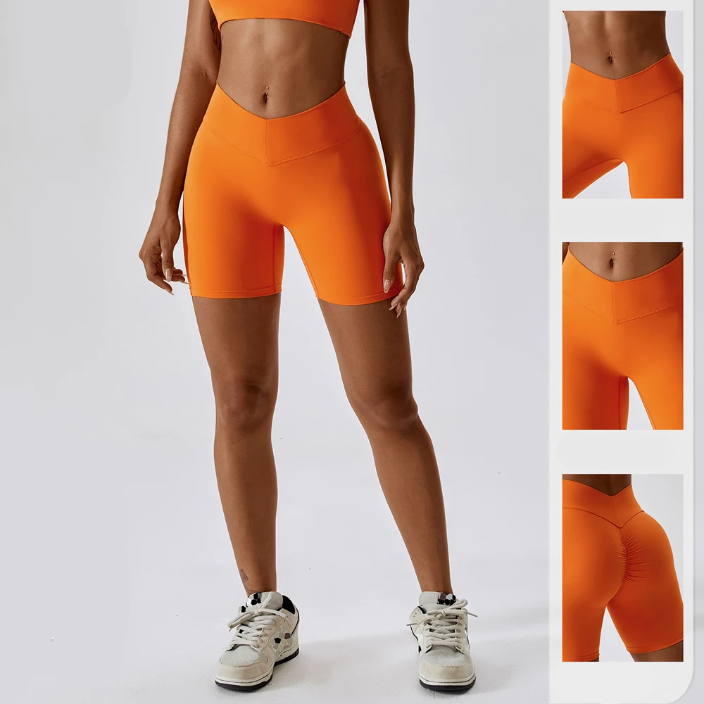 

Free Shipping Suit Sports Biker Cycling Shorts Woman Summer 2024 Women's Pants Female Active Wear Fitness Equipment Gym Outfit