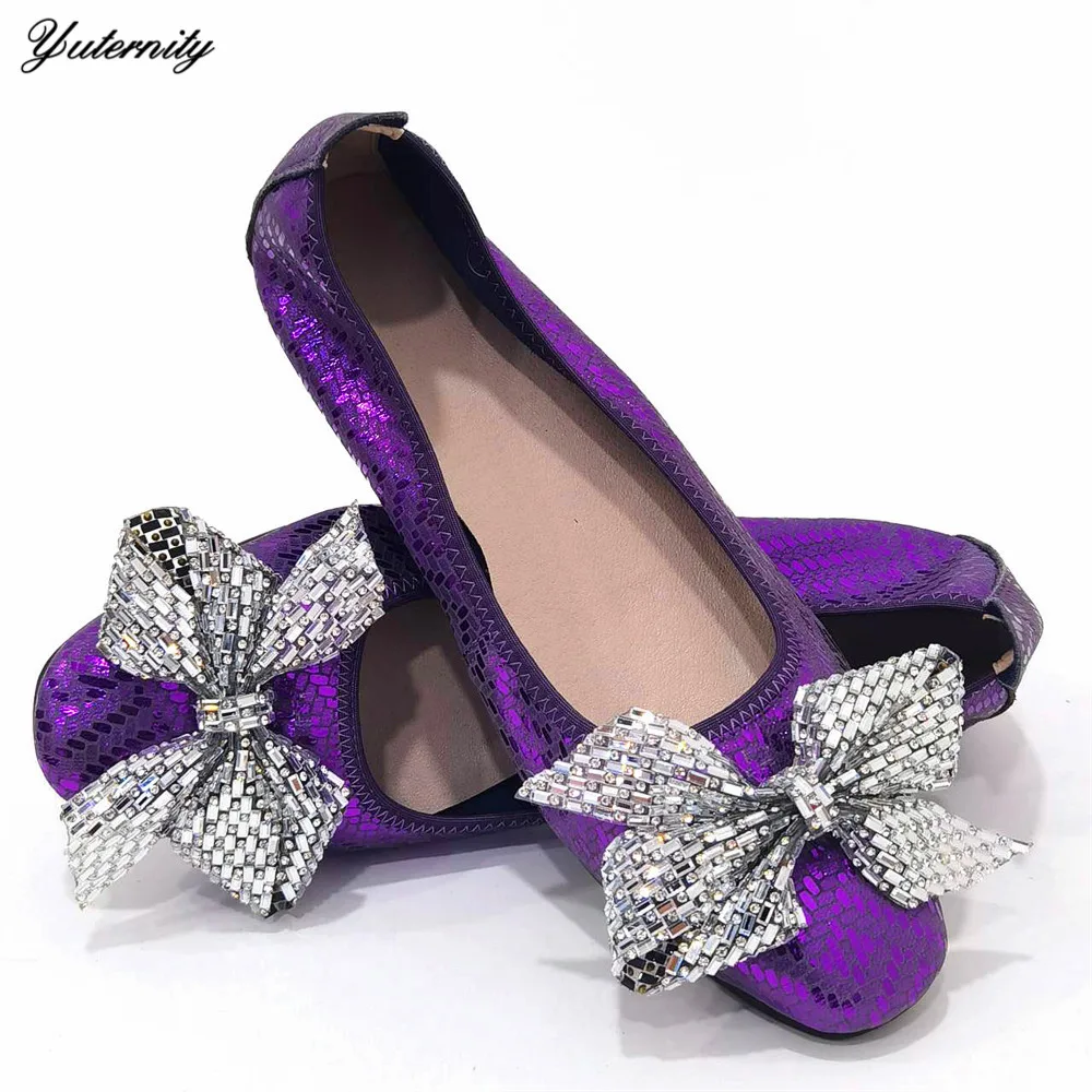 Top Style Fashion Around Toe Ladies Shoes For Wedding Dress New Coming Pumps Italian Rhinestone Shoes Size 36-43