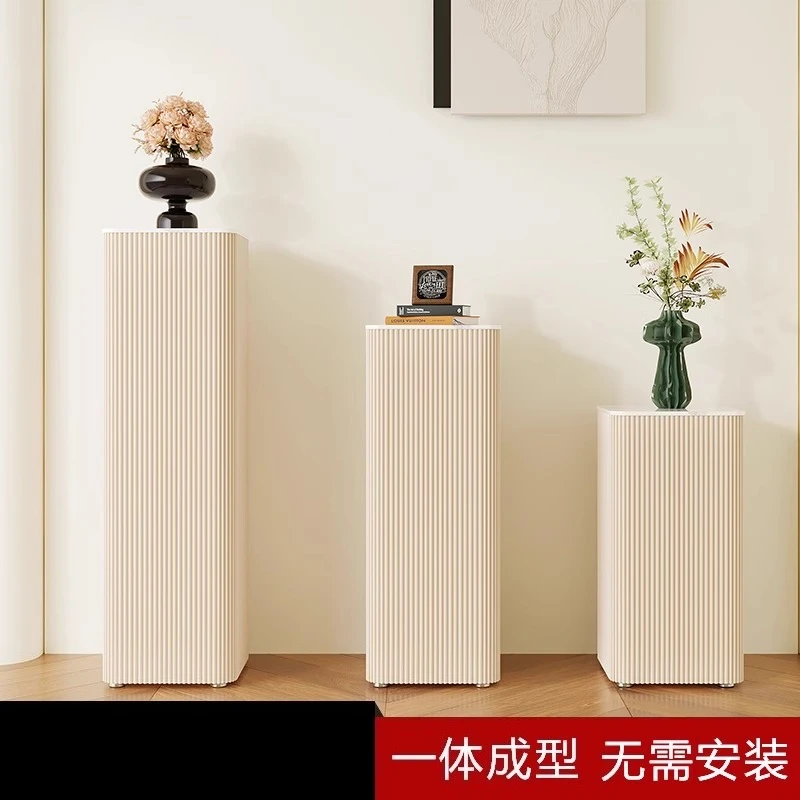 

Light luxury living room rock slab flower stand flower table high-end flower pot stand display rack shelf placement rack floor-t