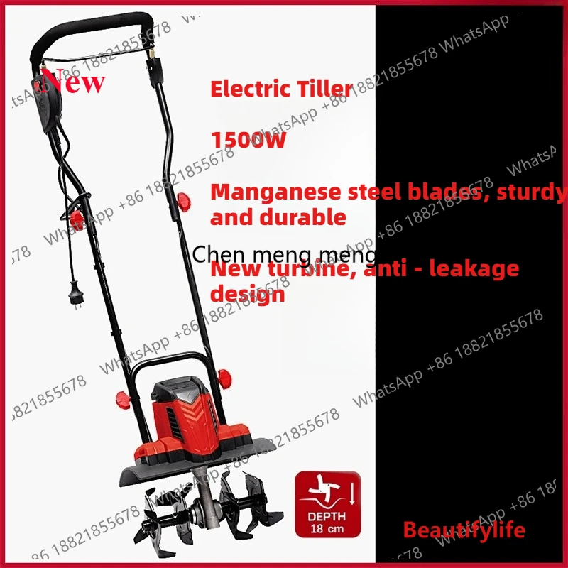 A55 Electric micro-tiller household small-scale agricultural rotary tiller Garden Power Tools