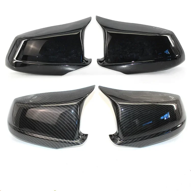 Black Mirror Covers Fit for Bmw 5 Series F10/F11/F18 Pre-Lci 11-13 Mirror Caps Replacement Side Mirror Caps Rear Door Wing Rear-