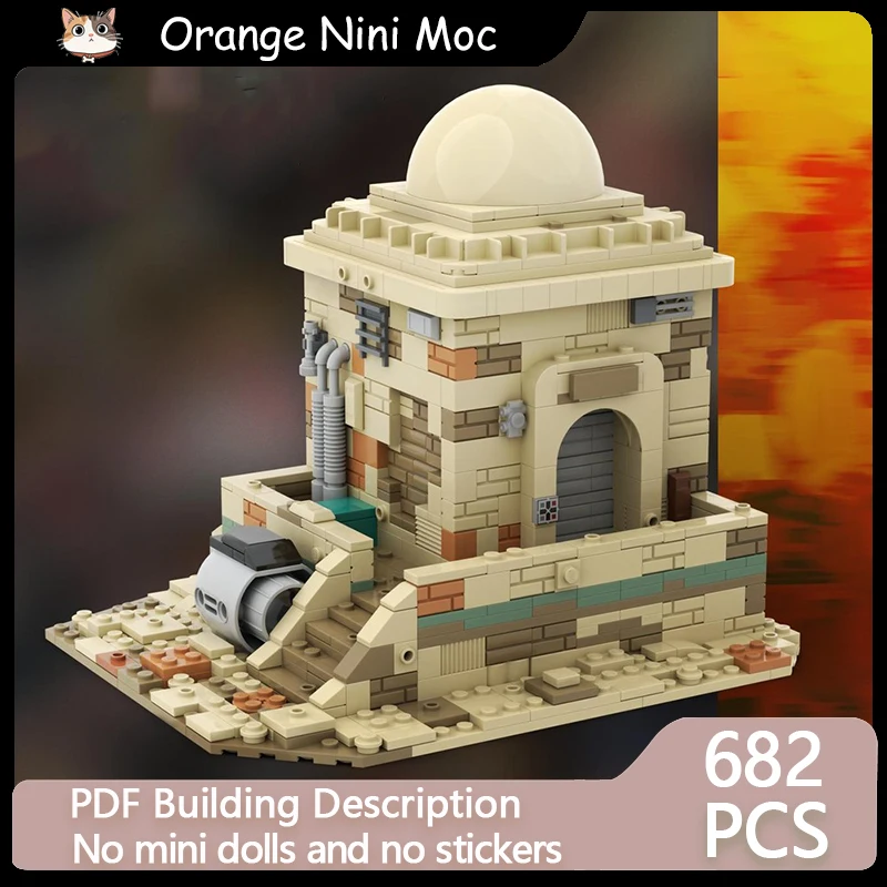 

Popular Star Movies Model MOC Building Bricks Desert Military House Modular Technology Gifts Holiday Assemble Children Toys Suit