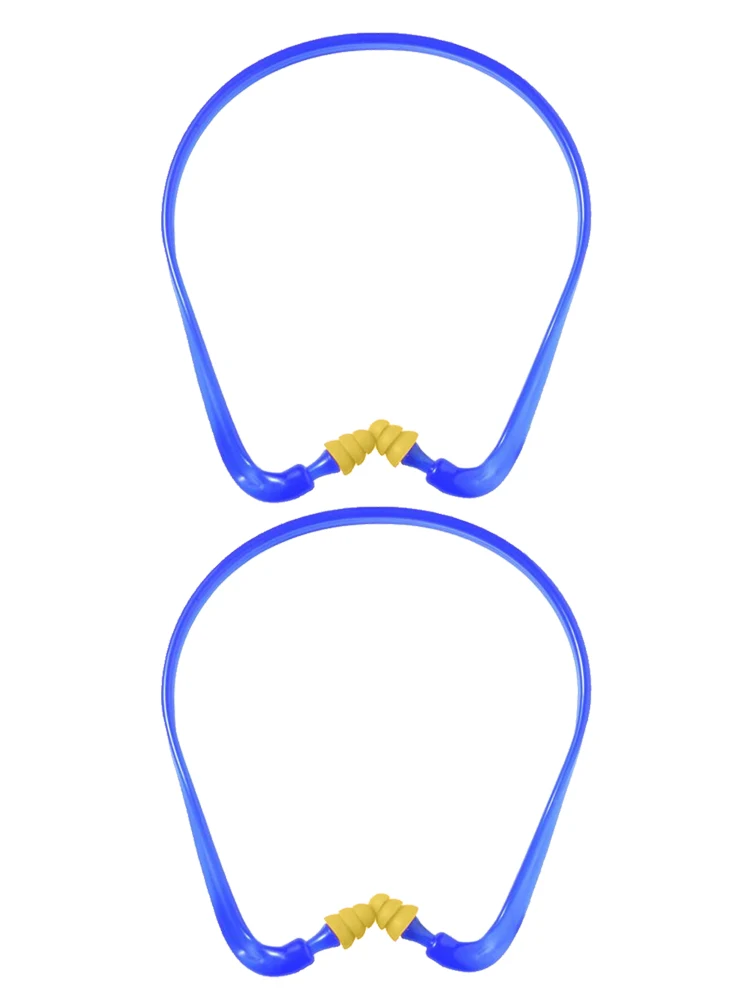 Plugue de ouvido com cancelamento de ruído com headband Substituição de proteção auditiva Construção antiderrapante Confortável Sleeping Ear Plug para trabalho, 2pcs