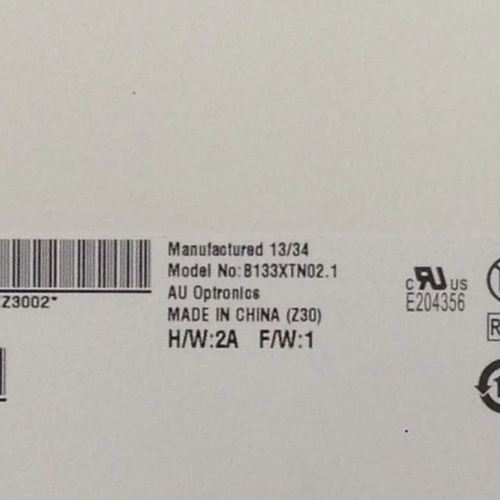 

B133XTN02.1 подходит для B133XTN02 N133BGE-E31 1366x768 EDP ЖК-экран для ноутбука со светодиодной подсветкой