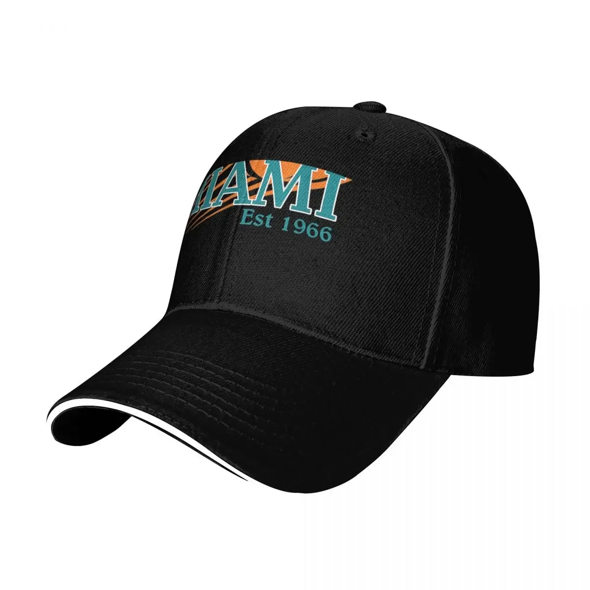 Miami Est 1966 Sports Team Athletic Novelty Dolphin Baseball Cap Custom Cap Hat Baseball Cap Mountaineering Mens Hats Women's