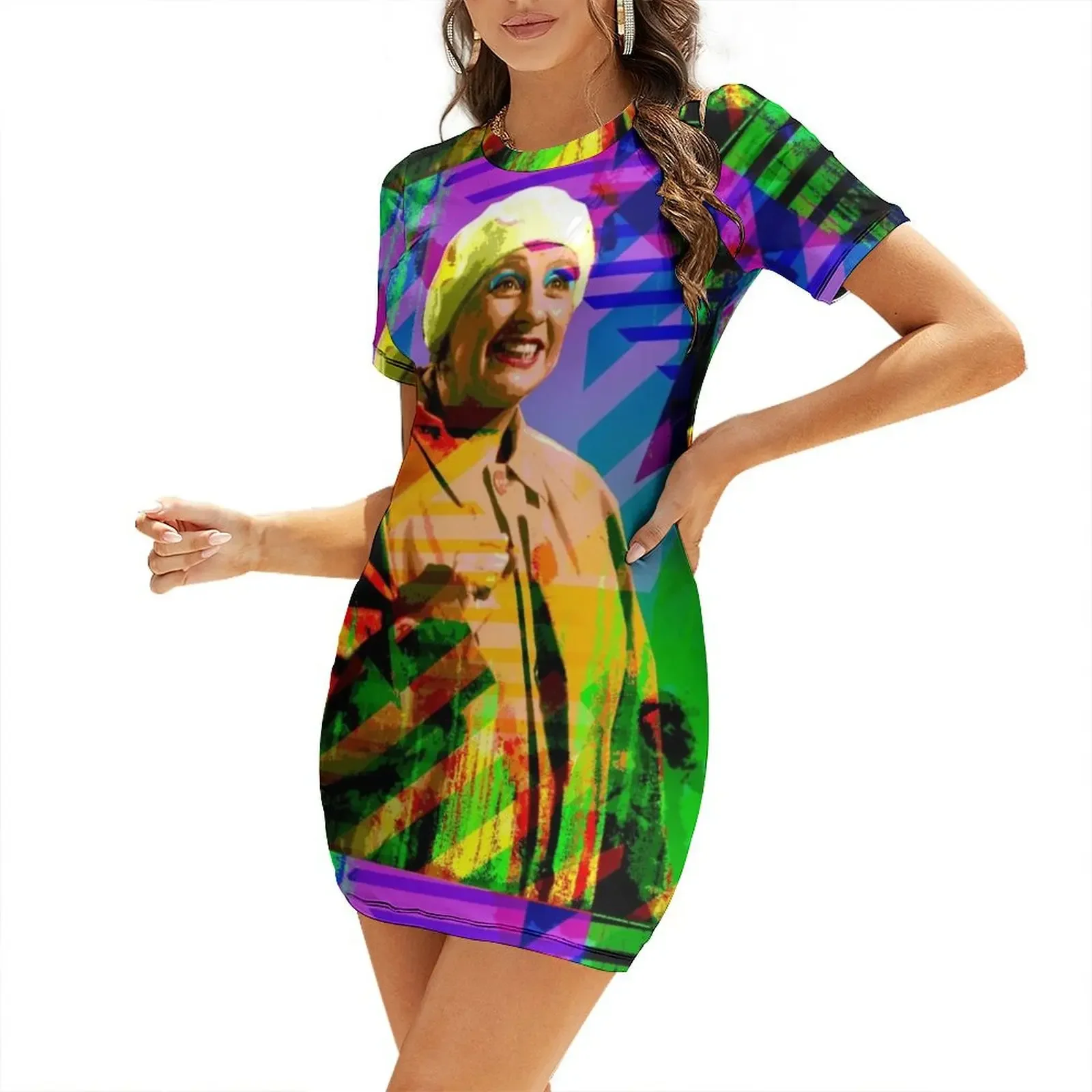 

Queen Of Comedy Short-Sleeved Dress womens dress women party dresses summer dresses for women 2025 women's evening dresses Dress