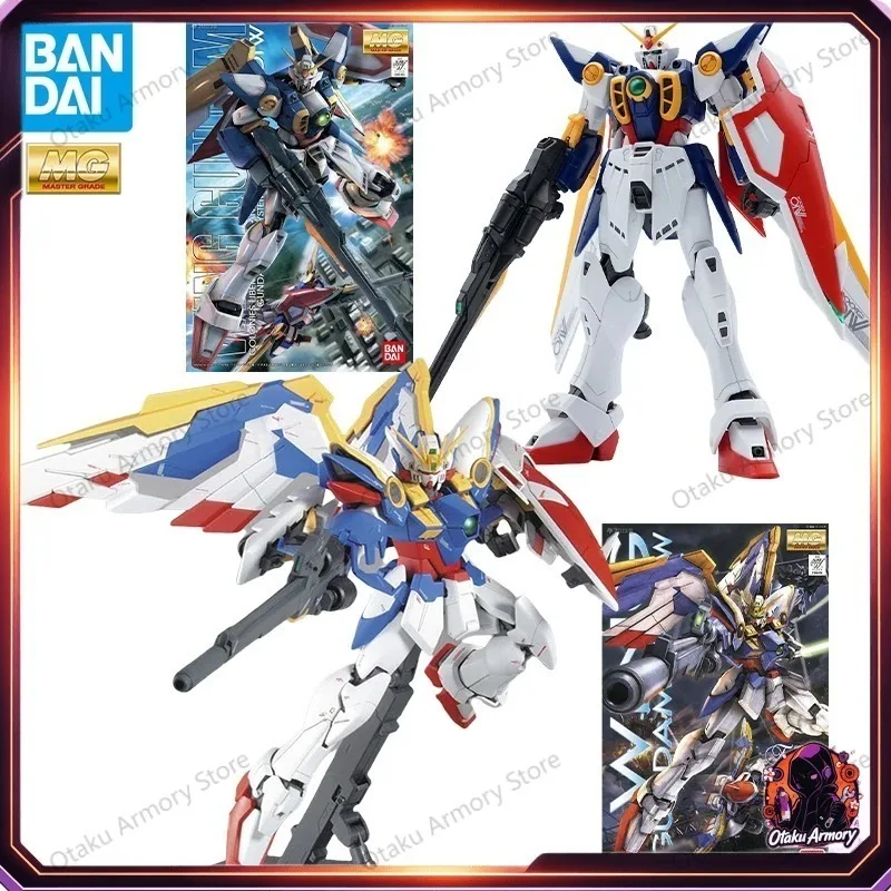 (In Stock) Bandai MG 1/100 XXXG‑01W Wing Gundam Endless Waltz Assembly Model Kit Desktop Collectible Gifts