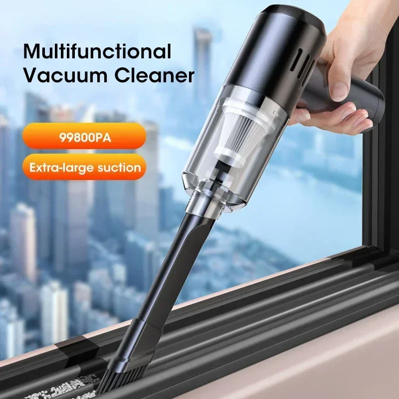 99800PA Vacuum Cleaner Air Blower Mini Portable Wireless Handheld Car Vacuum Cleaner Home Appliance Powerful Cleaning Machine