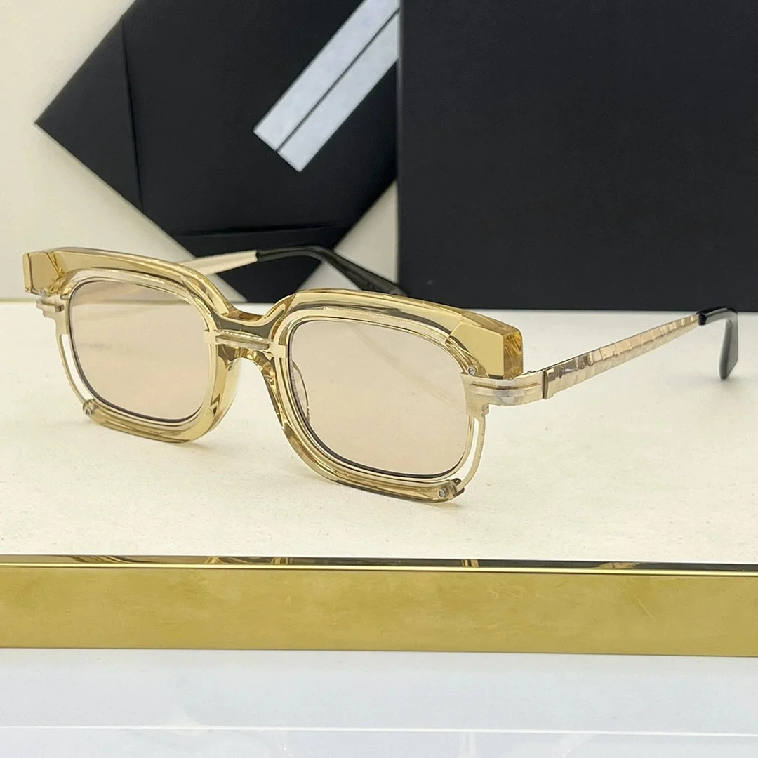 Belight البصرية MASKE H91 شكل مربع ألمانيا تصميم خلات مع معدن الرجال النساء خمر النظارات الرجعية وصفة طبية عدسة