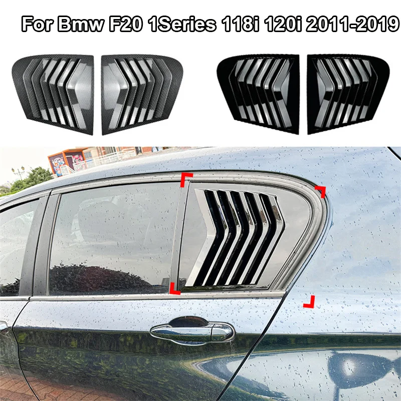 

Side Window Spoiler Splitter Cover Trim For Bmw F20 1Series 118i 120i 2011-2019 Rear Triangle Louver Window Sunshade Tuning