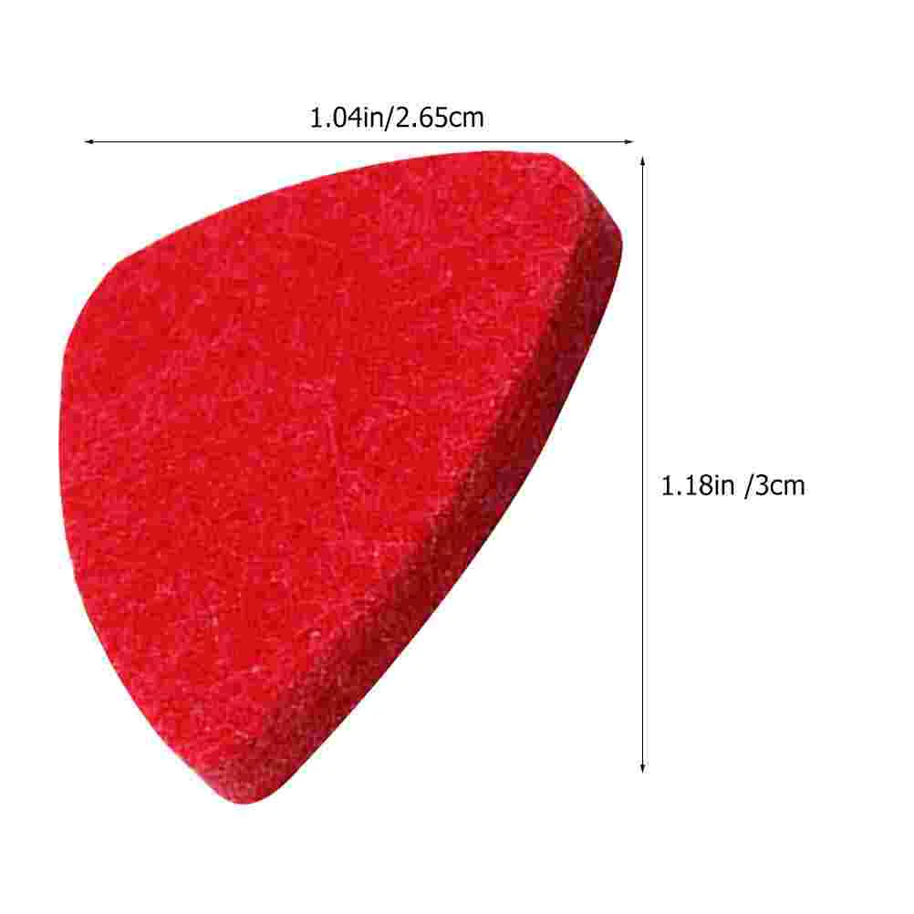 3 Pcs Guitar Pick with Creative Patterns Wool Felt Picks Practice for Guitarists