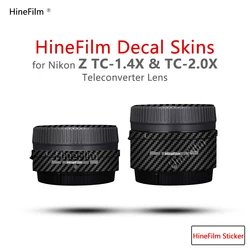 Hinefilm Sticker for Nikon Z TC 1.4 teleconverter Lens Decal Skin 2.0 teleconverter Lens Sticker 1.4X 2.0X Lens Skin TC-2.0x