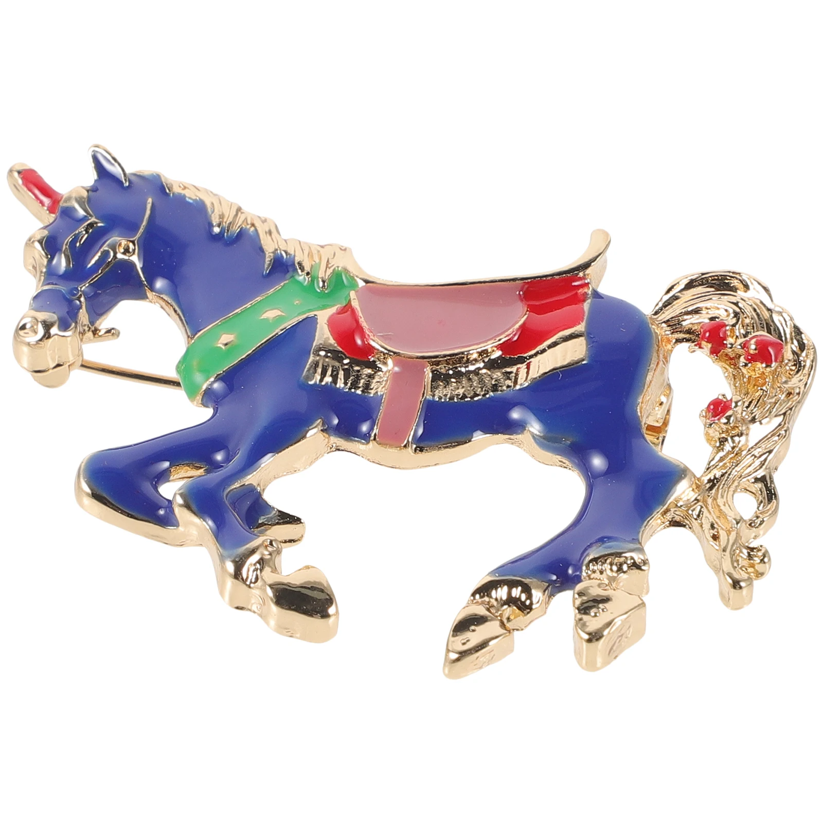 

Durable Horse Brooches for Clothing Lapel Pin Animal Pins Cartoon Hat Decoration Bulk Gifts Chest Needle Accessories
