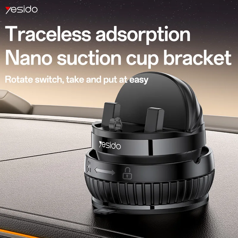 

360 Rotating Universal Bracket Car Center Console Suction Cup Multifunctional Mobile Phone Bracket Car Interior