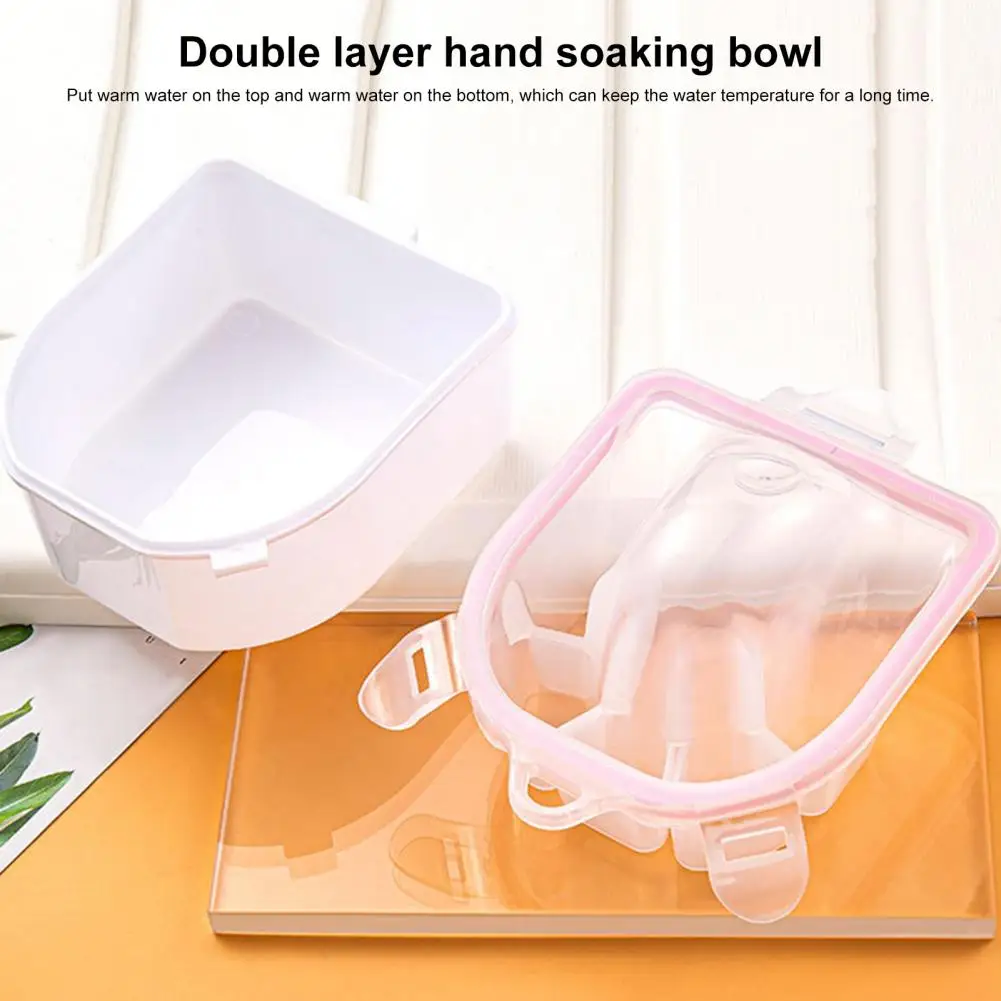 Nail Art Accessories Anti-deformed Nail SPA Acetone Resistant Manicure Bowl Home Use