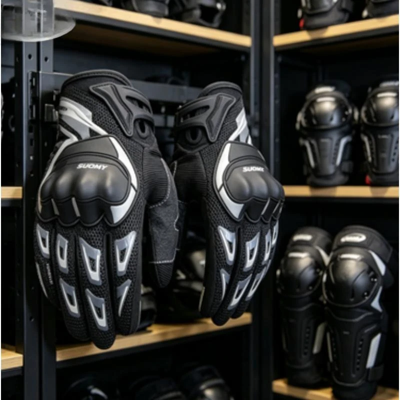 

Мотоперчатки Suomy с сенсорным экраном, летние, дышащие, для езды на мотоцикле, для мужчин и женщин, розовые