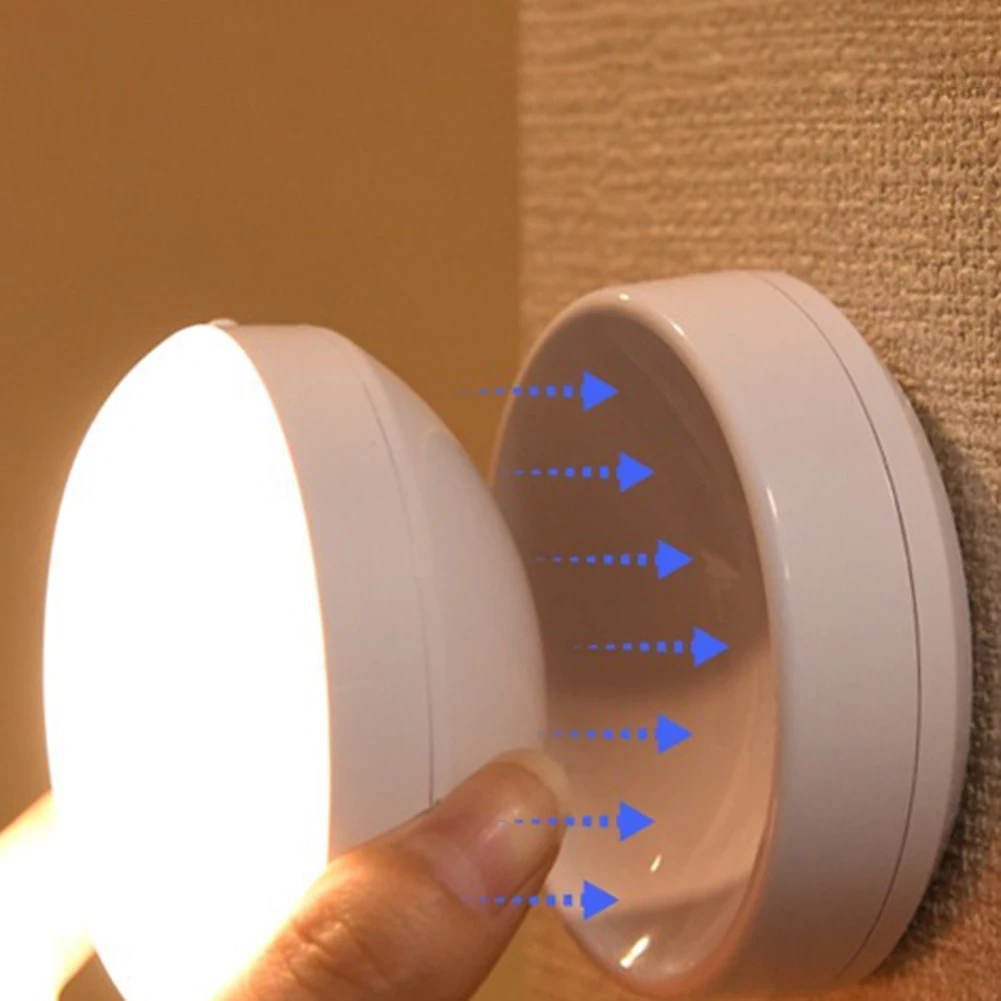 LED Night Light USB Charging Intelligent Human Induction For Bedside Cabinet Home Wardrobe Lighting Motion Sensor Light Led Lamp