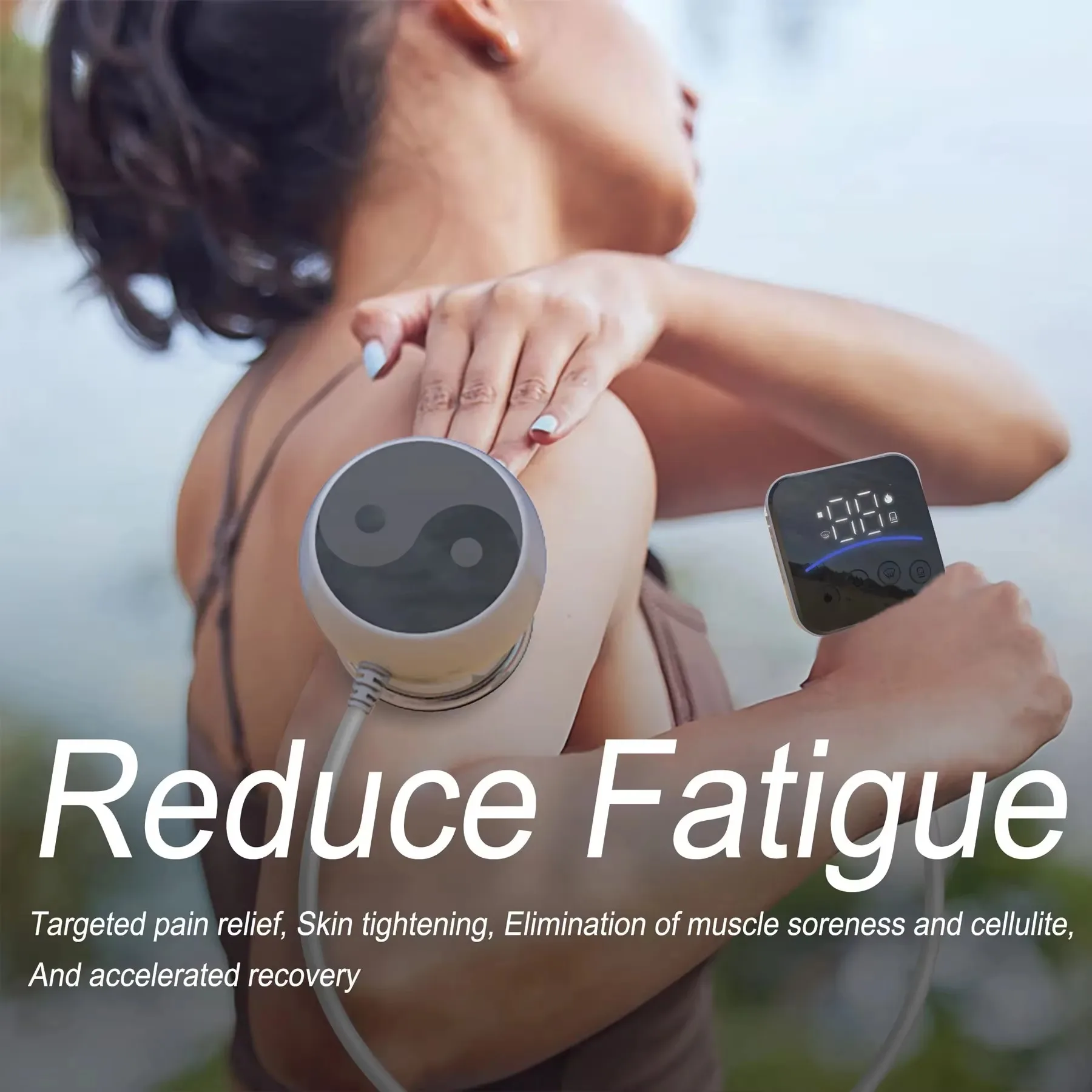 Nouveau dispositif de ventouses de thérapie de ventouses sous vide de respiration intelligente télécommande dispositif de ventouses électrique intelligente Gua Sha Machine de ventouses Massage