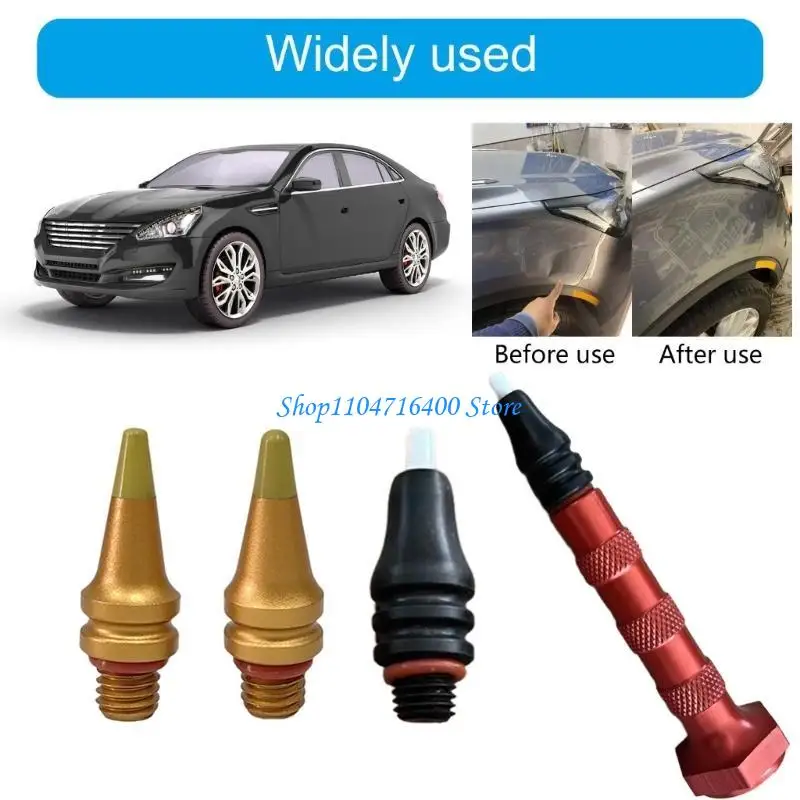

y1gd Pack Of 3 Ceramic Head Tip Tool For Quick Auto Dent Fixing Car Body Restoration