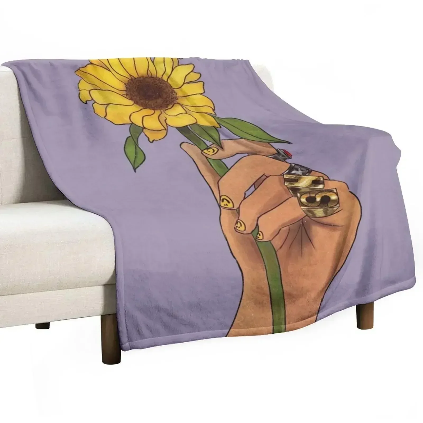 

want you more than a melody Throw Blanket Color Fast Cozy Throw Blanket