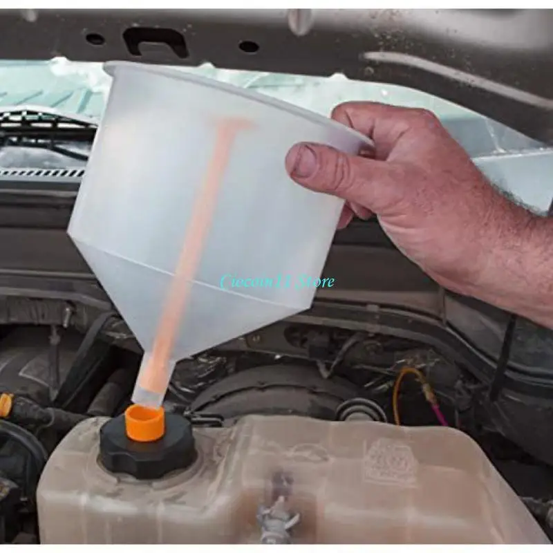 Y1UB Spill Frees Radiator Coolant Filling Funnel Spill Proof Radiator Funnel Bleeder