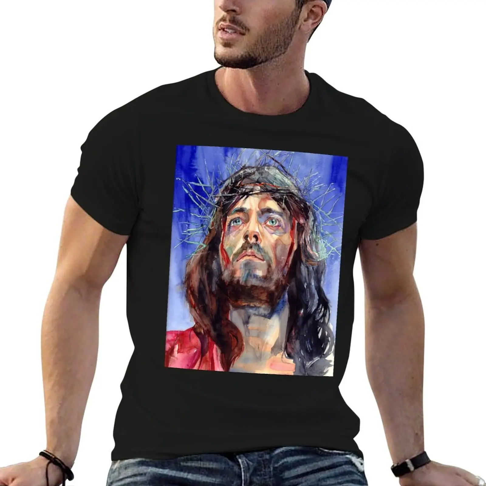

Jesus Of Nazareth T-Shirt cotton t shirt pack man tshirt T-Shirt