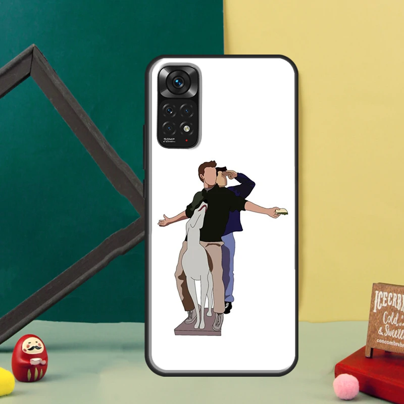 Friends Chandler And Joey Case For Xiaomi Redmi Note 12 11 Pro 7 8 9 10 Pro Note 9S 10S 11S Redmi 10C 10 9 9A 9C 12C Cover