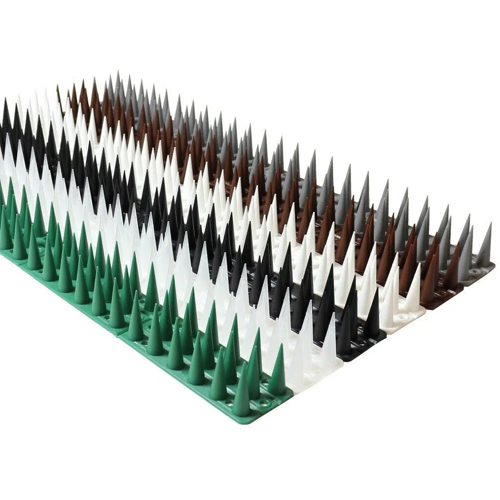 Plastic Bird Thorn Spikes Long Pigeon Deterrent Bird Deterrent Spikes High Cat Deterrent 45*4.5*3.7cm Outdoor Anti-bird Spikes - Image 6