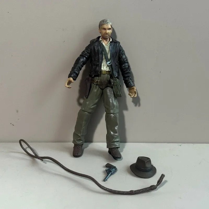 Lot 3.75inch Indy Jones Indiana Raider Ark Ford  Action Figures With Whip Gun Movie Toys Kids Gift