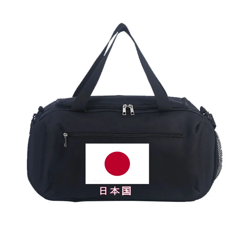 

Gym Bag Waterproof Fitness Bag Japan Flag Printed Sport Men Women Bag Outdoor Fitness Portable Bags Yoga Bags Basketball Bags