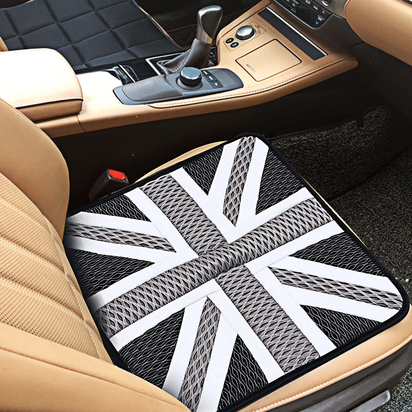 

1pc Ice Silk Mat Cool Summer Cushion Breathable Auto Seat Pad Universal Fit For Suv Auto Seat Cushion Truck Vehicle