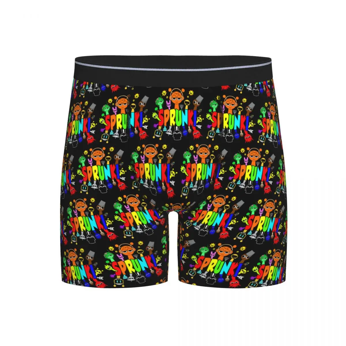

Long Boxer Underpants Shorts Sprunki Incredibox Game Panties Men's Soft Underwear for Homme Man Boyfriend Gifts