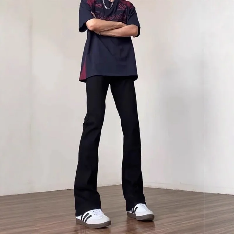 

Мужские джинсы Bla Slim Fit: весенне-осенние, американского стиля, эластичные, с высокой талией, зауженные, повседневные, с эффектом потертости