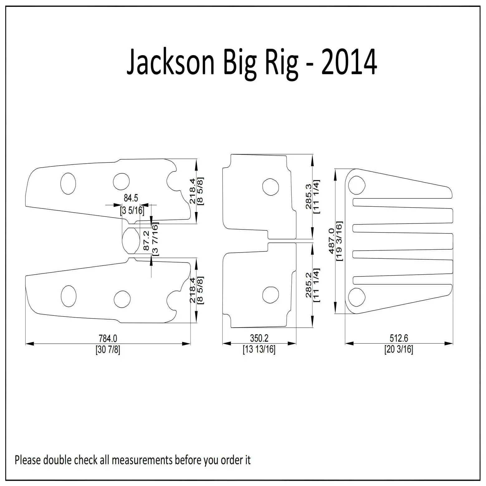 2014 Jackson Big Rig Kayak Boat EVA Espuma Cubierta Piso Almohadilla Piso