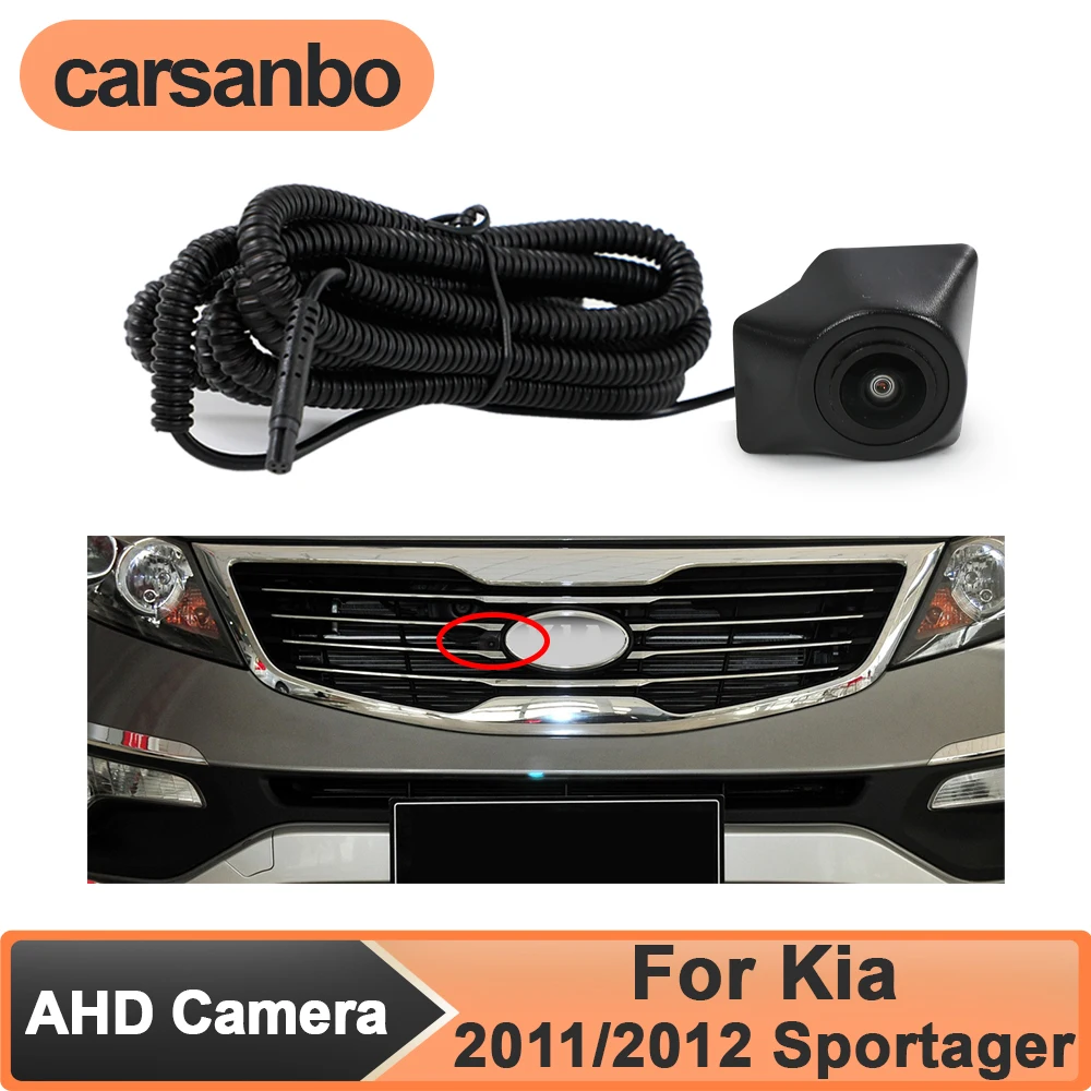 

Carsanbo 150° AHD 1080P Car Front View Camera for Kia 2011/2012 Sportager Night Vision Fisheye OEM Vehicle Camera Waterproof