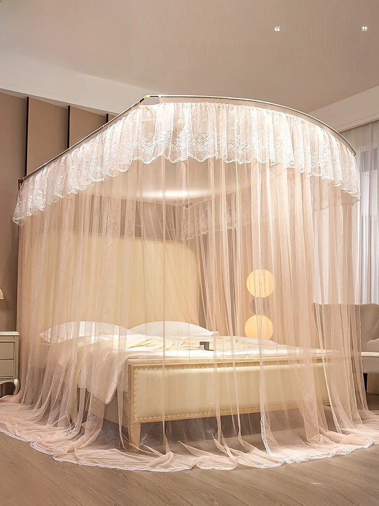 

Новая напольная москитная сетка Princ Sle U-образной формы для односпальной кровати, для дома, 2025 год, не требует установки