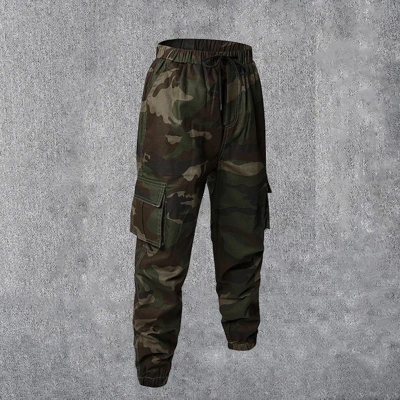 Outdoor Tactical Camouflage Trousers For Men Outdoor Hiking Military Cargo Pants Fashion Wear-resistant Hiking Climbing Pant