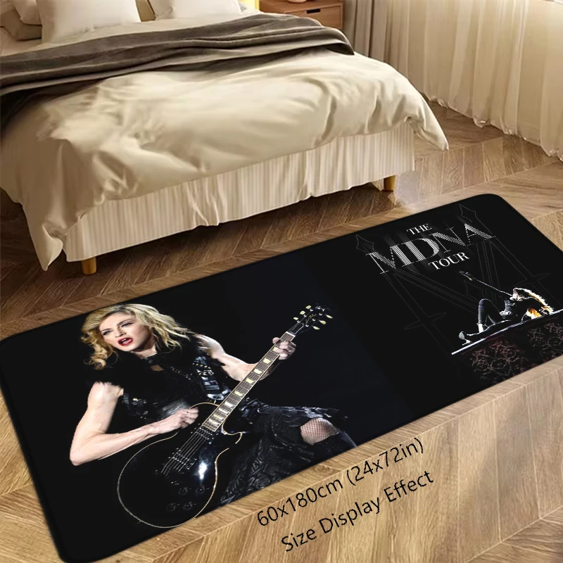 Bedside Foot Rug Welcome Floor Mat for Entryway M-Madonna Bathroom Hallway Carpet Kitchen Water Adsorbed Rugs Fluffy Home Decor