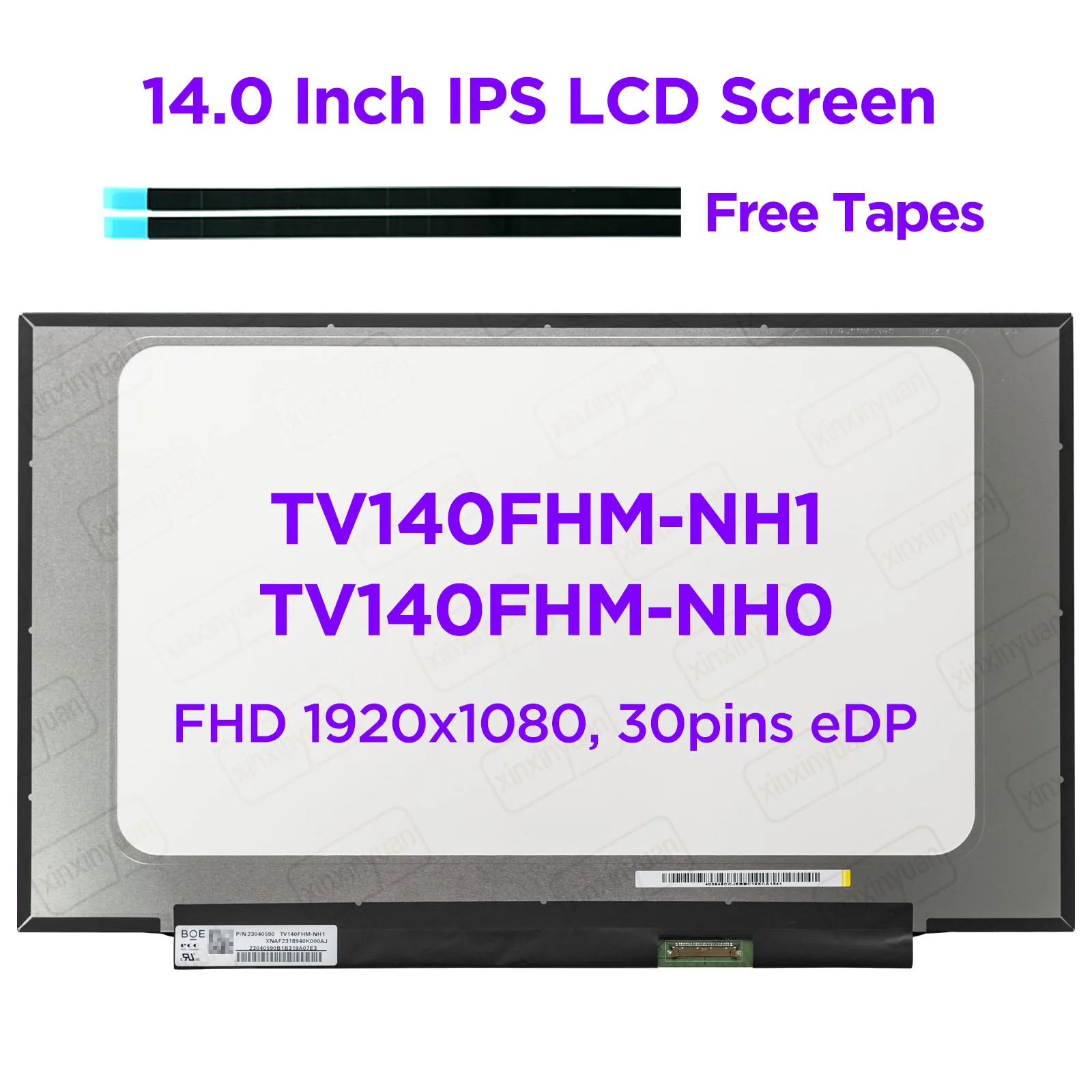 

New 14.0 IPS Laptop LCD Screen TV140FHM-NH1 TV140FHM-NH0 for Huawei MateBook D14 LED Display Panel FHD1920x1080 30pins eDP